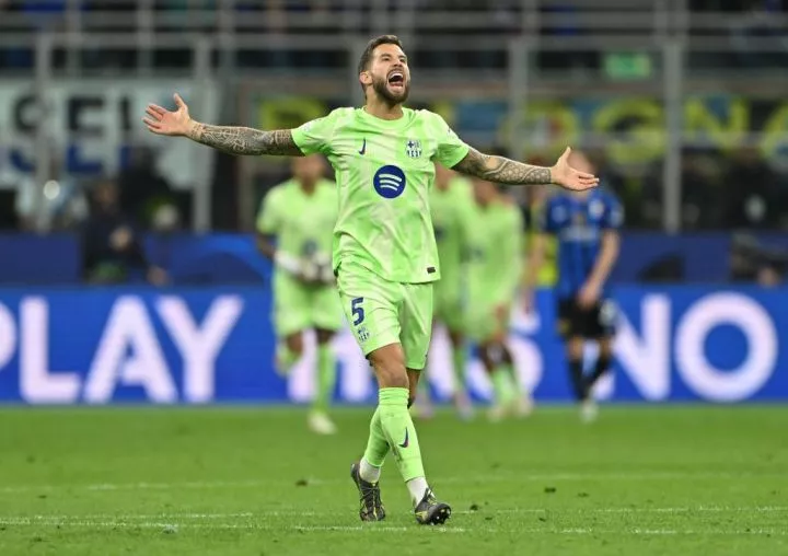 Inigo Martinez and Frenkie de Jong voice frustration after Inter defeat - 'It's hard to accept'