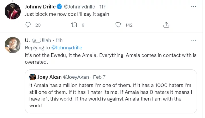 Amala and Ewedu are ridiculously overrated - Johnny Drille