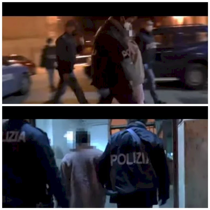 Italian police arrest suspected Black Axe Nigerian members over human trafficking, kidnapping and forcing women into prostitution (video)