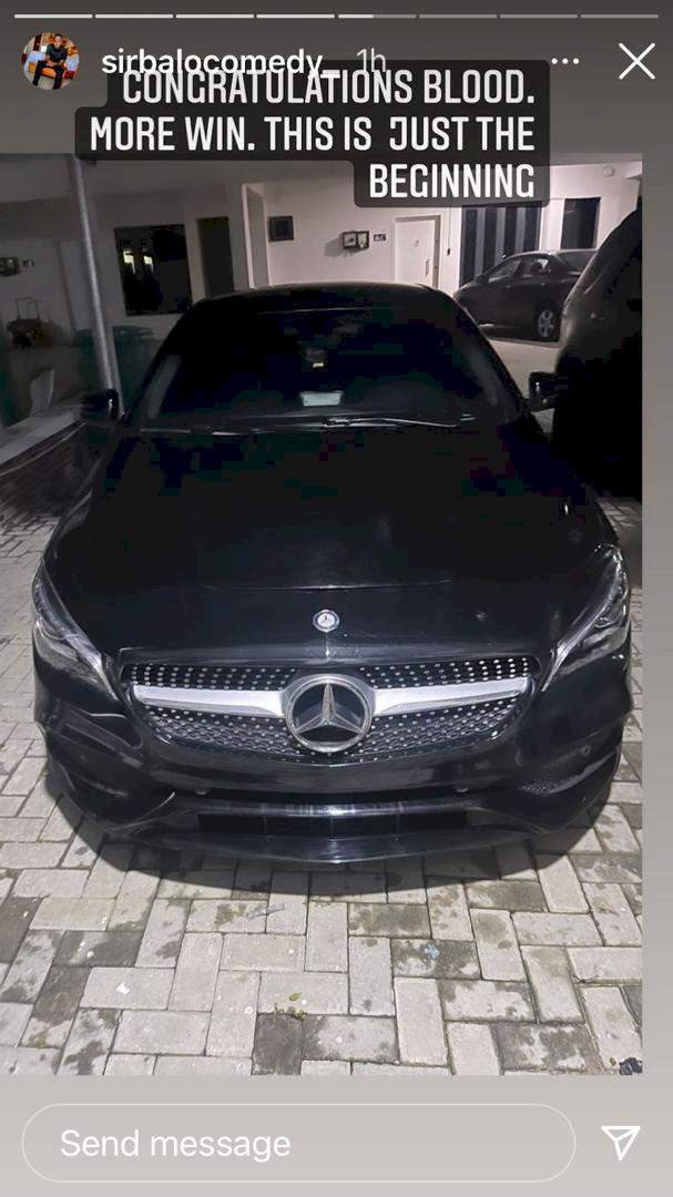 Cute Abiola acquires Mercedes Benz worth N12M following release from custody