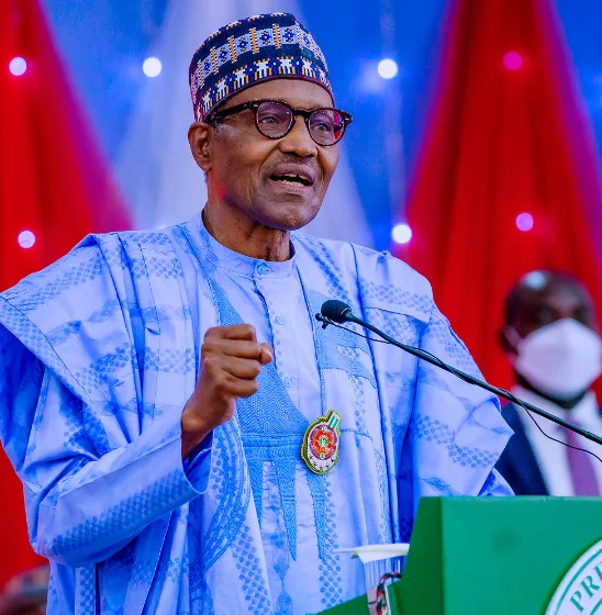 "Wait patiently and allow our legal system to run its course" Buhari tells those aggrieved by the result of the general elections