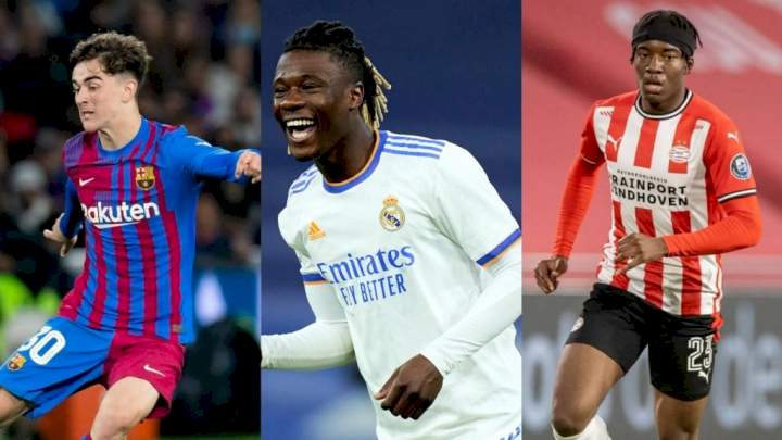 Gavi, Camavinga, Madueke, make 100-man shortlist for 2022 Golden Boy Award (Full list)