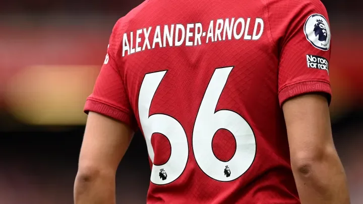 Why does Trent Alexander-Arnold wear the 66 shirt?