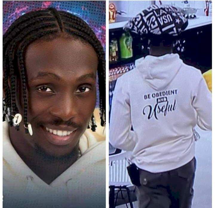 BBNaija reacts to Eloswag's 'Obedient-themed' hoodie