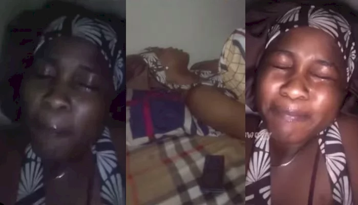 Lady cries uncontrollably after being served breakfast by boyfriend she's been dating since JSS3