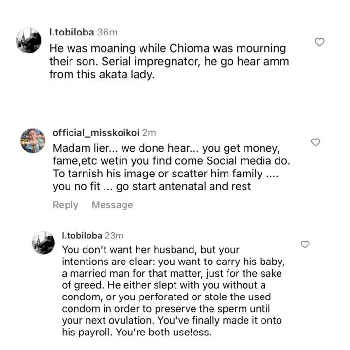 'He was moaning while Chioma was mourning'- Nigerians react to the pregnancy scandal involving Davido and an American lady