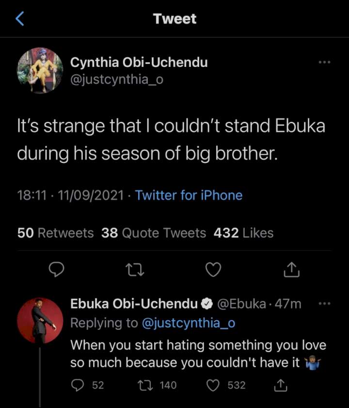 BBNaija: I couldn't stand Ebuka during his season - Wife reveals