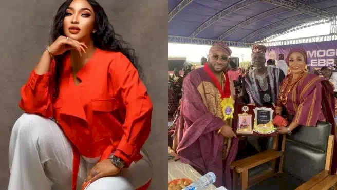 "I think Churchill might just be the biggest thing that ever happened to you" - Churchill's sister drags Tonto Dikeh over "mini man" comment