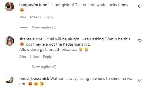 BBNaija's Wathoni, Christy O and Daniella under fire over recent post (Video)