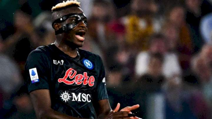 Serie A: Red-hot Osimhen bags hat-trick in Napoli's win against Sassuolo