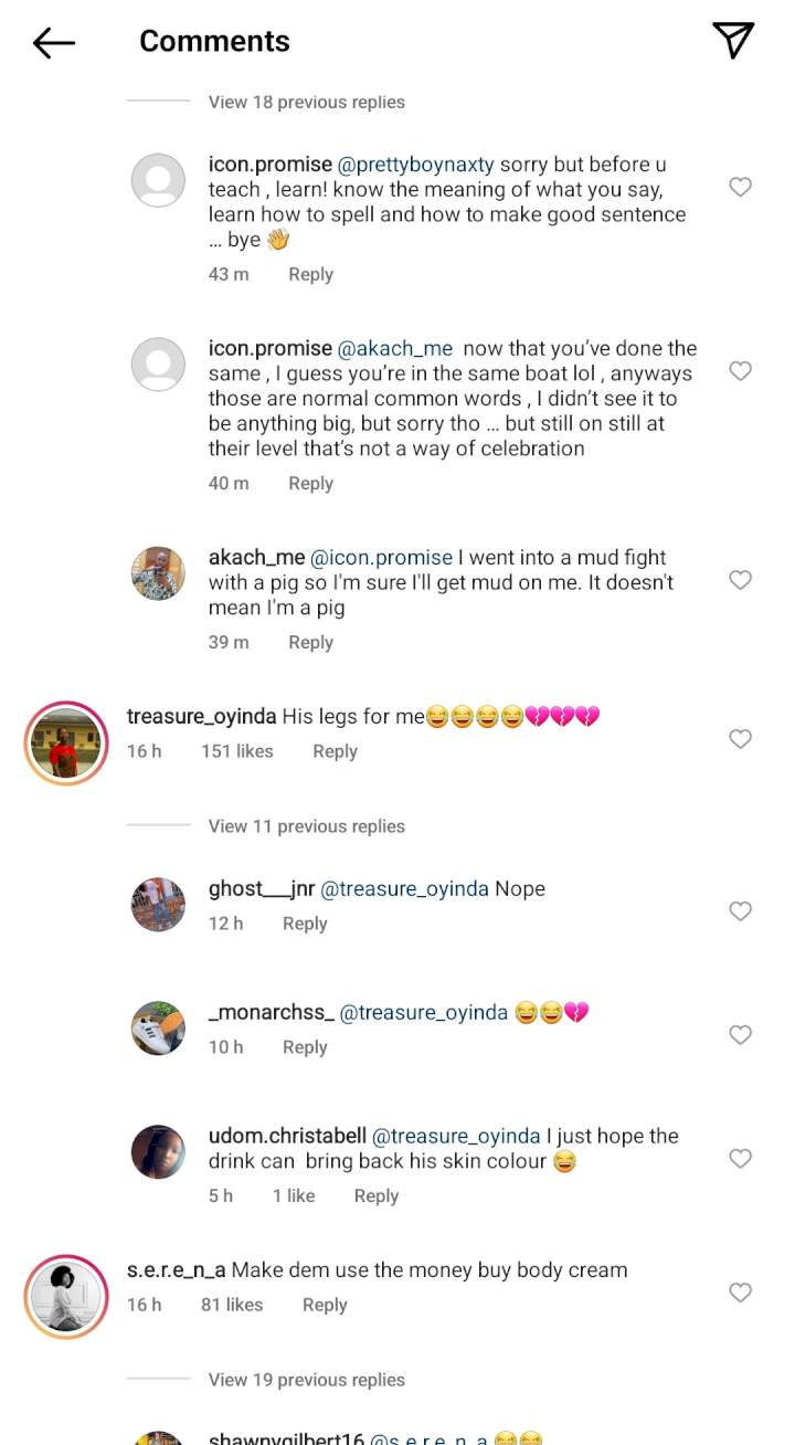 'Trenches riches, how much he collect sef?' - Nigerians react to video of young man washing his mate's feet with a bottle of wine (WATCH)