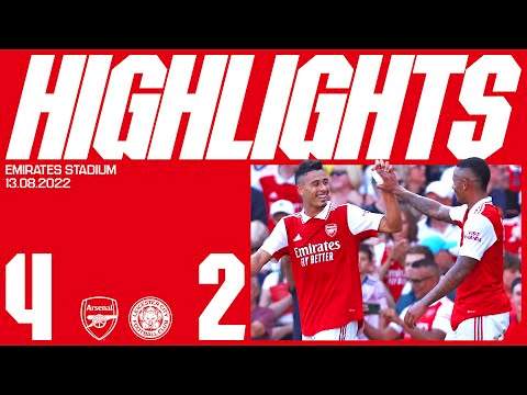 Arsenal 4 - 2 Leicester City (Aug-13-2022) Premier League Highlights