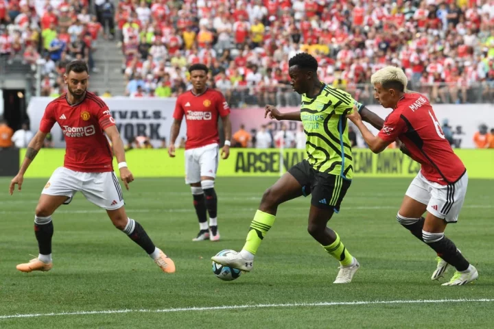 Arsenal and Manchester United meet in a pre-season friendly