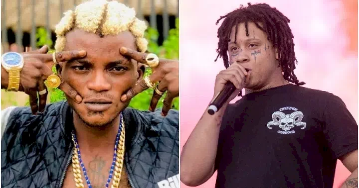 "Akoi Grace!" - Portable excited as American rapper Trippie Redd contacts him for collaboration
