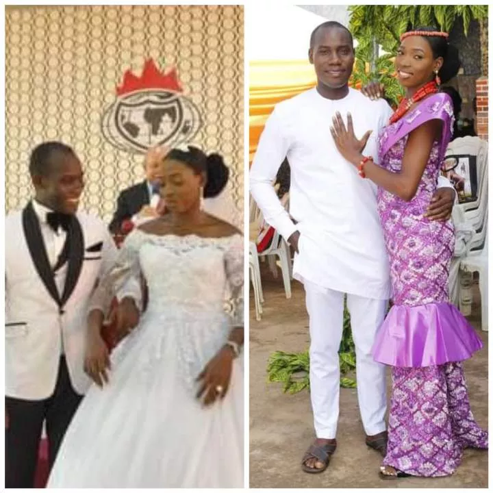 I didn't even have a foam to sleep on until 5 days after our wedding - Nigerian man celebrates his wife for marrying him when he had nothing