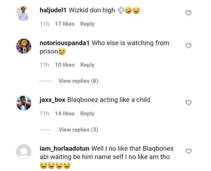 'He don high' - Fans react as Wizkid staggers after shaking Blaqbonez in Ghana (Video)
