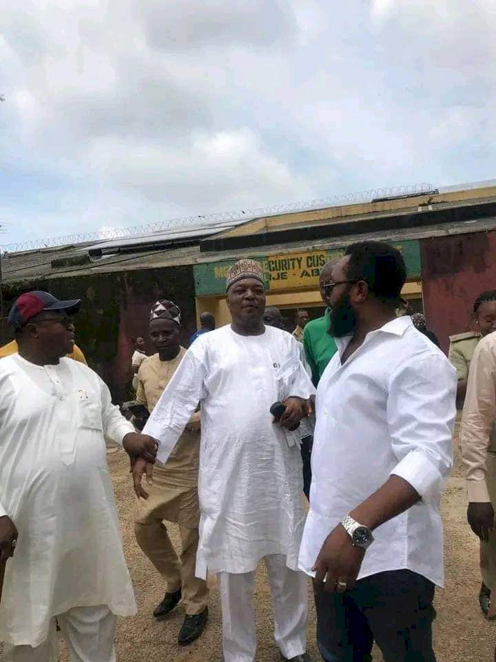 Former Governors Dariye and Nyame released from prison (photos)