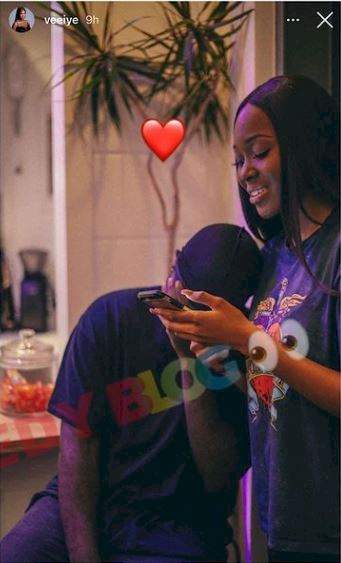 'She had a backup plan' - Reactions trail photo of Vee Iye with mystery man