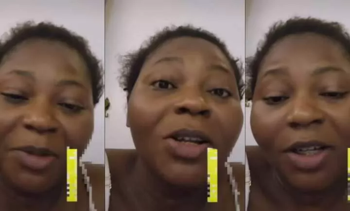 Woman cries out in pain as her younger brother runs away with her N30 million (Video)