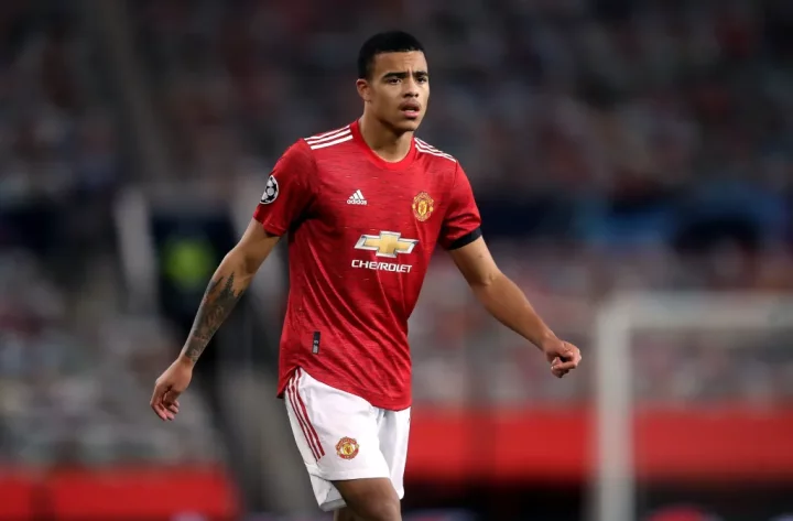 Manchester United's Mason Greenwood