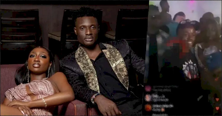 "Protect your property" - Reactions as Chizzy drags Doyin from fan at Phyna's party (Video)