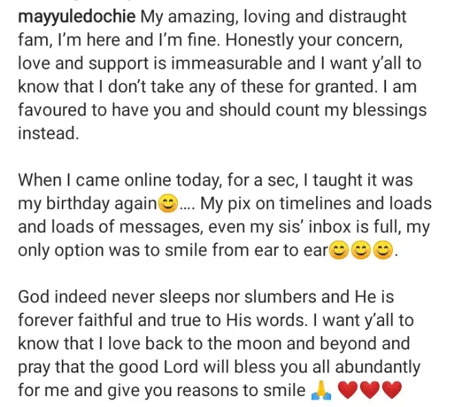 'God never sleeps nor slumbers' - Yul Edochie's 1st wife, emotional as she shares messages she received