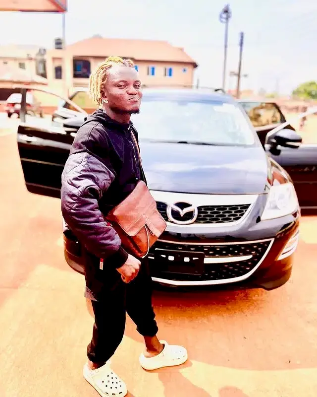 'Celebrity dey sweat inside moto' - Portable laments fuel scarcity (Video)