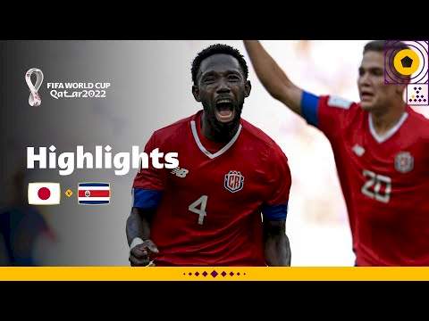 Japan 0  -  1 Costa Rica (Nov-27-2022) World Cup 2022 Highlights