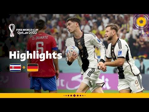 Costa Rica 2  -  4 Germany (Dec-01-2022) World Cup 2022 Highlights