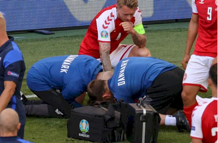 Euro 2020: Denmark vs Finland suspended after Christian Eriksen collapses