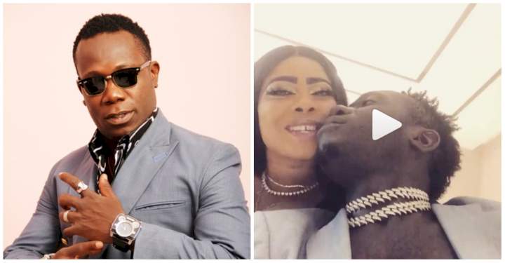 'I go love o' - Shan George, others react to new romantic video of Duncan Mighty and his new partner (Video)