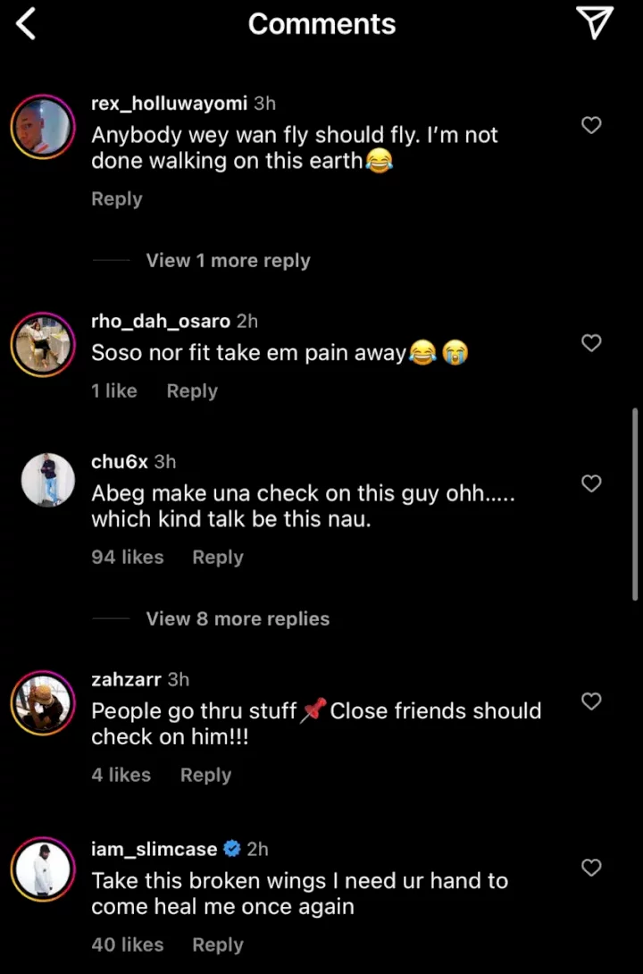 'Abeg check on this guy' - Fans raise concern as Omah Lay pens cryptic note