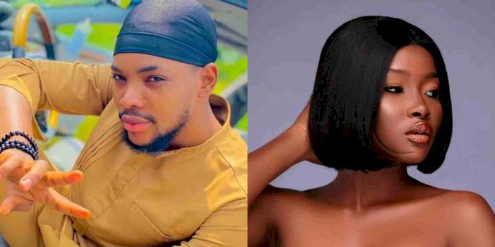 #BBNaija: "Please don't try it" - Moment Kess stopped Ilebaye from kissing him, give reasons (Video)