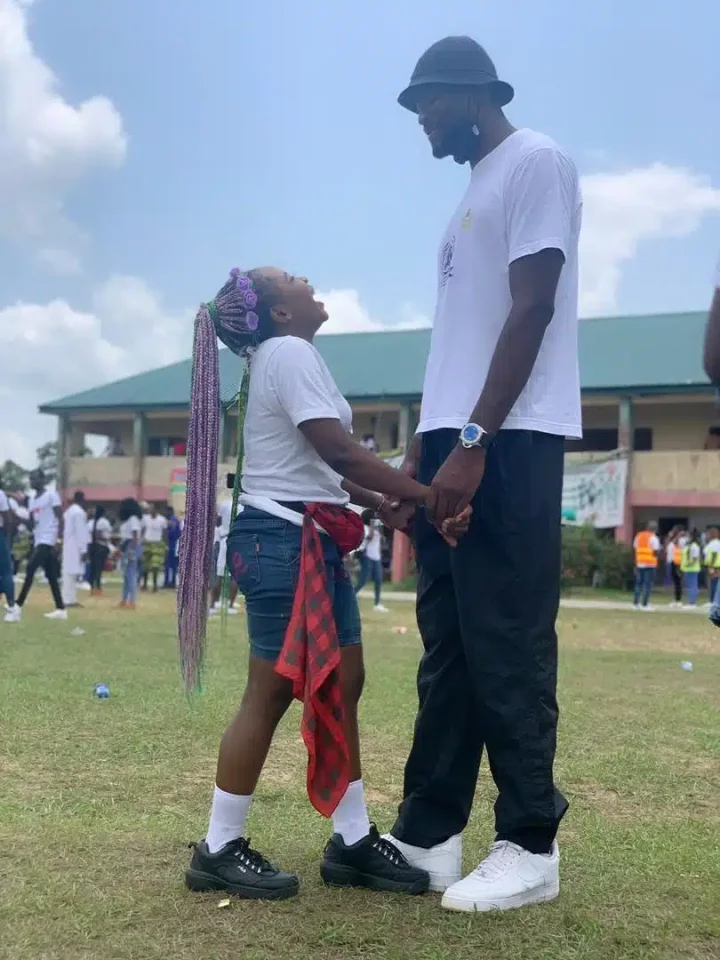'We never dated, she's chasing clout' - Tallest corper debunks claims of relationship with ex-colleague