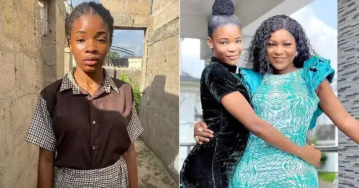 Destiny Etiko's former adopted daughter Chinenye Eucharia causes buzz as she pens note to Destiny
