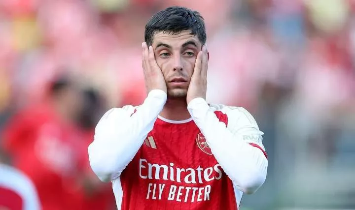 Can Kai Havertz return to form at Arsenal? (cred: Daily Express)