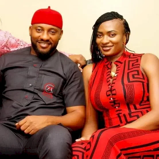 "You are adding more fuel" - Nigerians drag Yul Edochie over his new comment about first wife, May