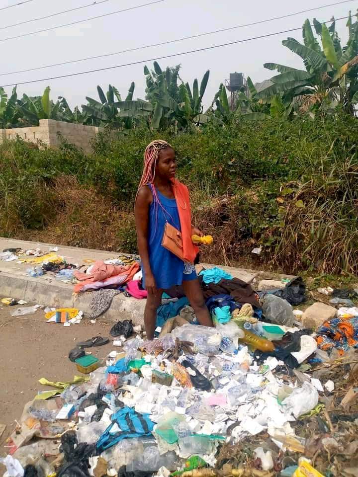 UNIUYO student reportedly runs mad, abandoned at dumpsite in Uyo by Yahoo boys