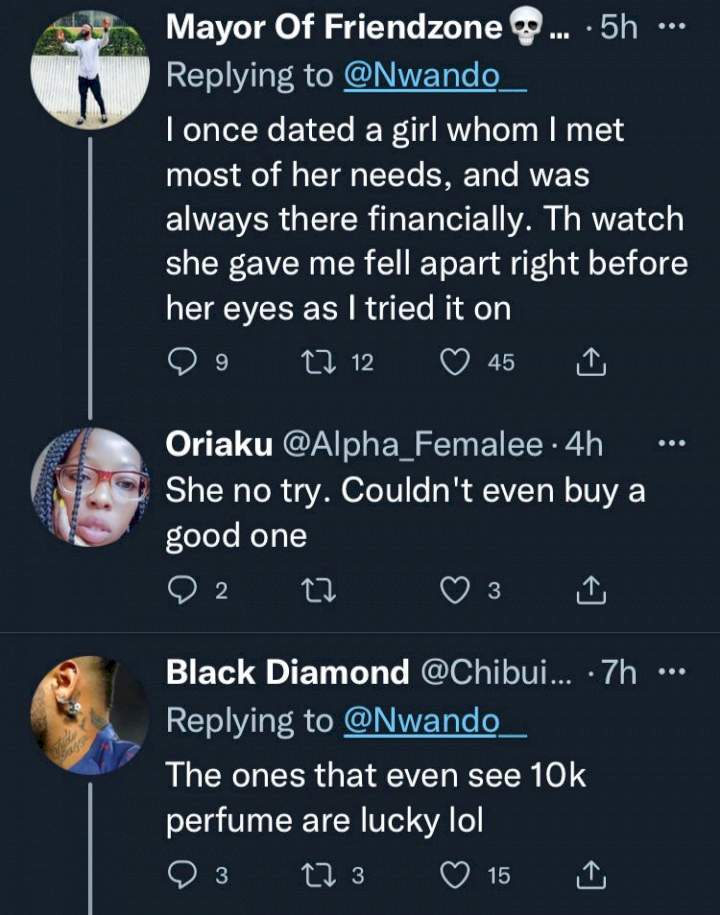 'I dated a girl who bought sliced bread for me on my birthday' - Reactions as lady preaches generosity towards boyfriends