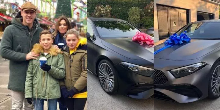 Chelsea legend John Terry gifts his twins matching Mercedes for their 17th birthday (Photos)