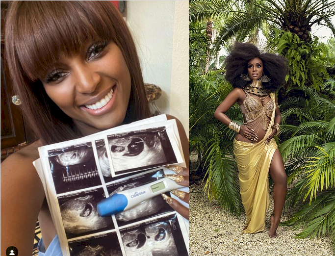 I woke up pregnant like the Virgin Mary and I'm going to be a single mom - Singer Amara La Negra says as she announces she's pregnant with twins