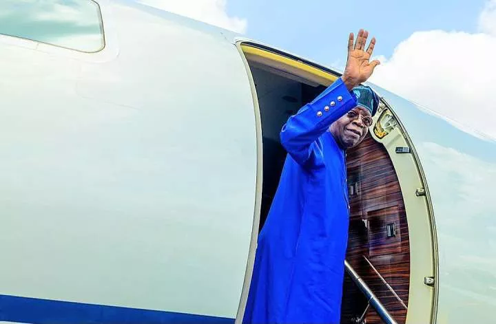 Tinubu departs Nigeria for Europe, gives reasons for trip