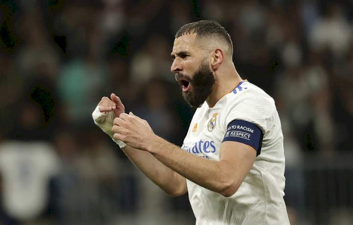 Benzema is named UEFA Player of the Year