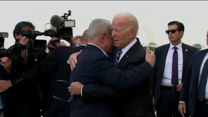US President Biden Arrives on Solidarity Visit to Israel