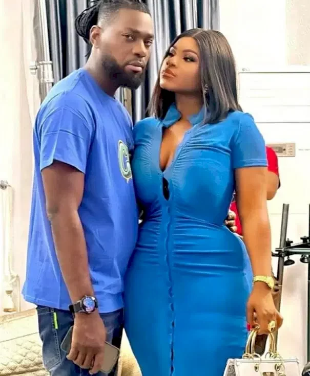 'Bros wetin you dey look?' - Destiny Etiko tackles actor who lustfully stared at her on set