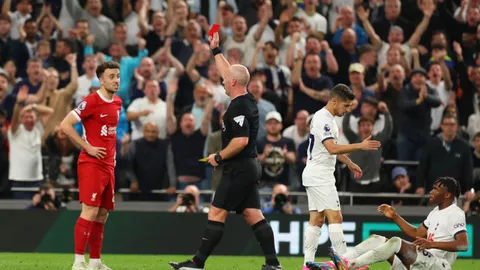 Diogo Jota's red card against Tottenham was a mistake - Premier League admits