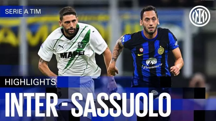 Inter 1 - 2 Sassuolo (Sep-27-2023) Serie A Highlights