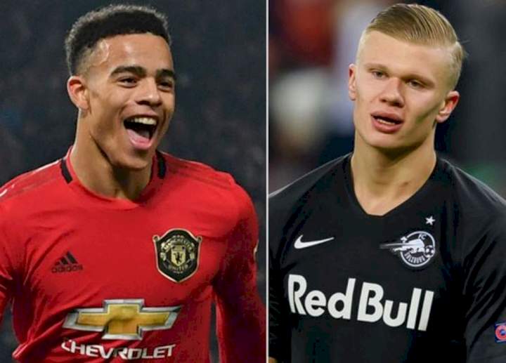 UCL: Rangnick compares Mason Greenwood with Erling Haaland