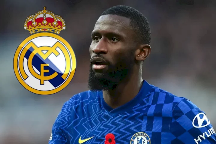Transfer: Courtois reacts as Rudiger joins Real Madrid from Chelsea