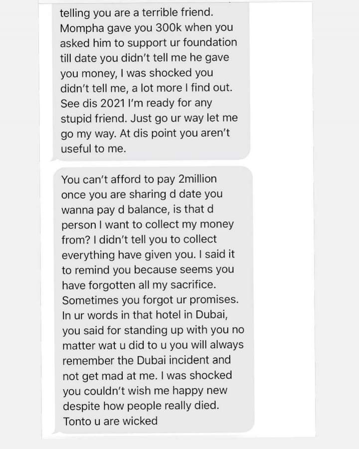 I was shocked when I found out - Bobrisky says as he reveals what Mompha gave Tonto Dikeh in leaked chat